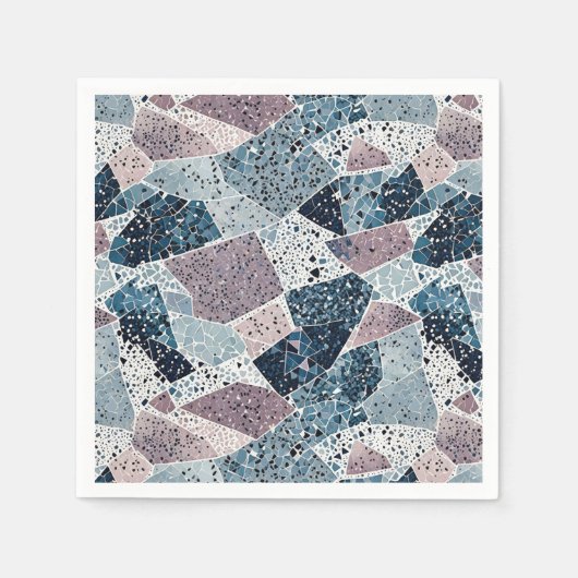 Terrazzo Abstract Design Servet (Voorkant)