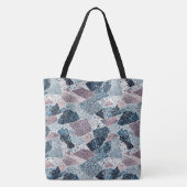 Terrazzo Abstract Design Tote Bag (Achterkant)
