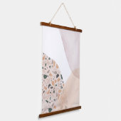 Terrazzo abstract hangend wandkleed (Gebogen)