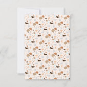 Terrazzo Abstract Moderne Aardse Bruiloft Save The Date (Achterkant)
