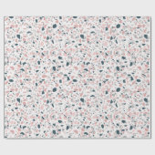 Terrazzo abstracte, leuke print design cadeaupapier (Vlak)