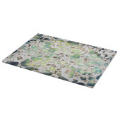 Terrazzo - Agate and gold op marmer #2 Snijplank (Hoek)