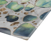 Terrazzo - Agate and gold op marmer #2 Snijplank (Hoek)