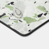 Terrazzo Architectonisch Kleurrijke Kantoor Fun Bureaumat (Hoek)