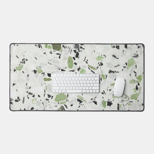 Terrazzo Architectonisch Kleurrijke Kantoor Fun Bureaumat (Keyboard & Muis)