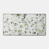 Terrazzo Architectonisch Kleurrijke Kantoor Fun Bureaumat (Voorkant)