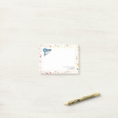 Terrazzo Blow Dryer Hair Salon Beauty Business Post-it® Notes (Op bureau)