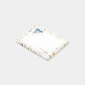 Terrazzo Blow Dryer Hair Salon Beauty Business Post-it® Notes (Schuin)