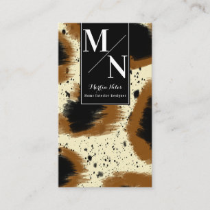 Terrazzo Cheetah Huis Interieur Ontwerper Stylist Visitekaartje
