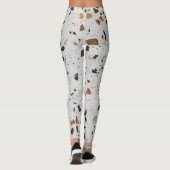Terrazzo Concert: abstract ontwerp Leggings (Achterkant)
