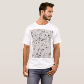 Terrazzo Concert: abstract ontwerp T-shirt (Voorkant volledig)