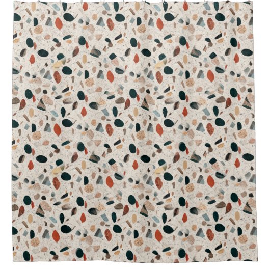 Terrazzo Douchegordijn (Voorkant)