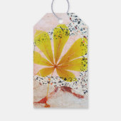 Terrazzo en Botanisch Monogram Cadeaulabel (Achterkant)