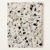 Terrazzo en zilveren jaar planner (Achterkant)