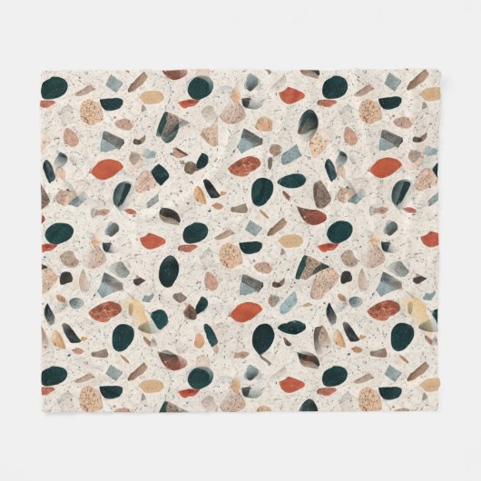 Terrazzo Fleece Deken (Voorkant (Horizontaal))