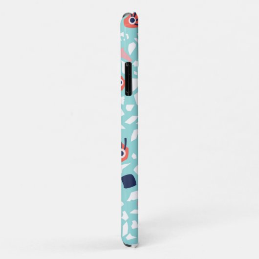 Terrazzo Funny Geometric Pattern met ogen Case-Mate iPhone Case (Achterkant/rechts)