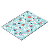 Terrazzo Funny Geometric Pattern met ogen Notitieboek (Linkerzijde)