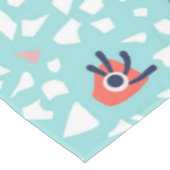Terrazzo Funny Geometric Pattern met ogen Tafelkleed (Gekanteld)