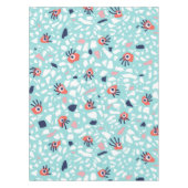 Terrazzo Funny Geometric Pattern met ogen Tafelkleed (Voorkant)