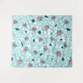 Terrazzo Funny Geometric Pattern met ogen Wandkleed (Voorkant (horizontaal))