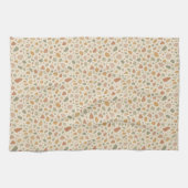 Terrazzo geïnspireerd patroon - keukenhanddoek (Horizontaal)
