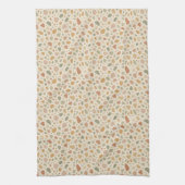Terrazzo geïnspireerd patroon - keukenhanddoek (Verticaal)
