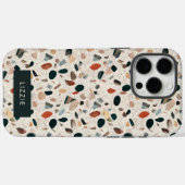 Terrazzo gepersonaliseerd Case-Mate iPhone case (Achterkant (horizontaal))