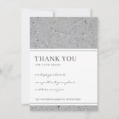 TERRAZZO GESPECKLEERD PATROON CORPORATE BUSINESS L BEDANKKAART (Voorkant)