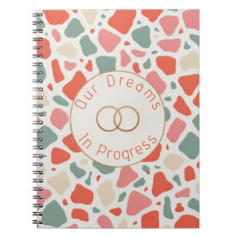 Terrazzo & Gold Wedding | Modern & Fun Celebration Notitieboek