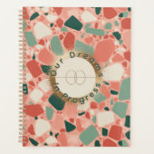 Terrazzo & Gouden Bruiloft | Moderne & Leuke Vieri Planner (Voorkant)