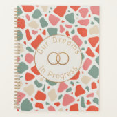 Terrazzo & Gouden Bruiloft | Moderne & Leuke Vieri Planner (Voorkant)