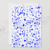 Terrazzo Hand getrokken Custom Bar Bat Mitswa Kaart (Achterkant)