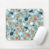 Terrazzo in blauw muismat (Met muis)