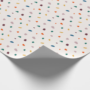 Terrazzo inpakpapier – Retro Terrazzo patroon
