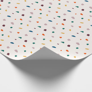 Terrazzo inpakpapier – Retro Terrazzo patroon