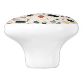 Terrazzo Keramische Knop (Zijkant)
