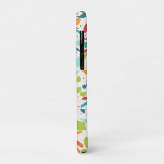 Terrazzo Kleurrijke Architecturale INITIAAL Design Case-Mate iPhone Case (Achterkant/links)