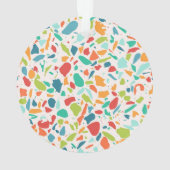 Terrazzo Kleurrijke Architecturale INITIAAL Design Ornament (achterkant)