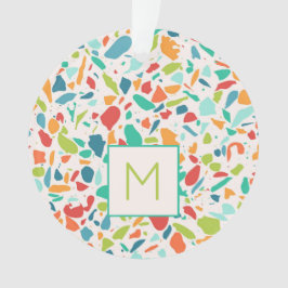 Terrazzo Kleurrijke Architecturale INITIAAL Design Ornament