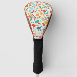 Terrazzo Kleurrijke Architecturale INITIAAL Sport Golfheadcover