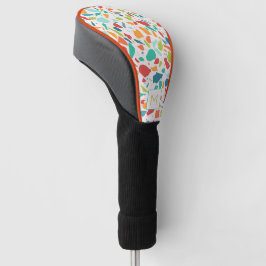 Terrazzo Kleurrijke Architecturale INITIAAL Sport Golfheadcover