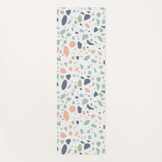 Terrazzo Kleurrijke Stijl Workout Yoga Mat (Voorkant)