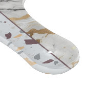 Terrazzo-Marmer Aangepast Initiaal Snijplank (Hoek)