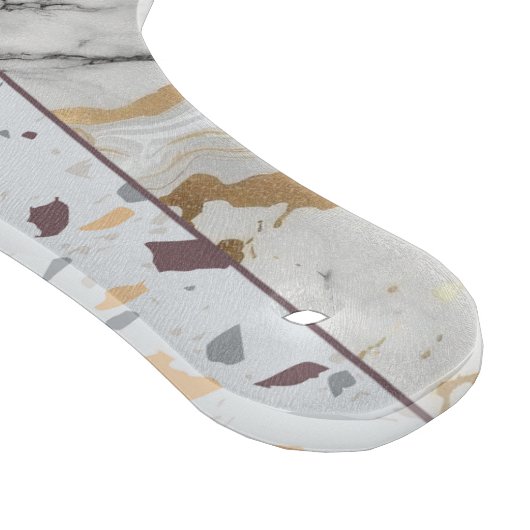 Terrazzo-Marmer Aangepast Initiaal Snijplank (Hoek)