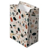 Terrazzo Medium Cadeauzakje (Voorkant Gekanteld)