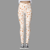 Terrazzo Modern Abstracte Terracotta Leggings