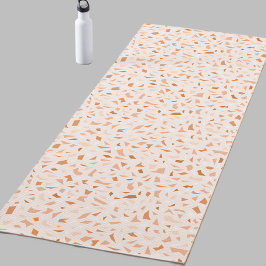 Terrazzo Modern Abstracte Terracotta Yogamat