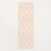 Terrazzo Modern Abstracte Terracotta Yogamat (Voorkant)