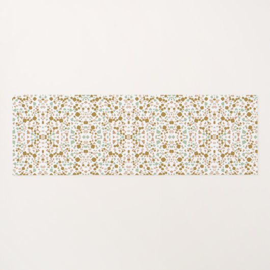 Terrazzo Modern Yoga Mat (Achterkant (horizontaal))