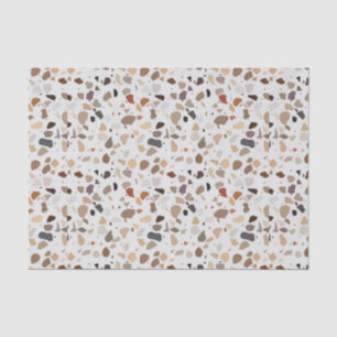 Terrazzo Moderne Art Deco Steen Midden Eeuw  Tissuepapier